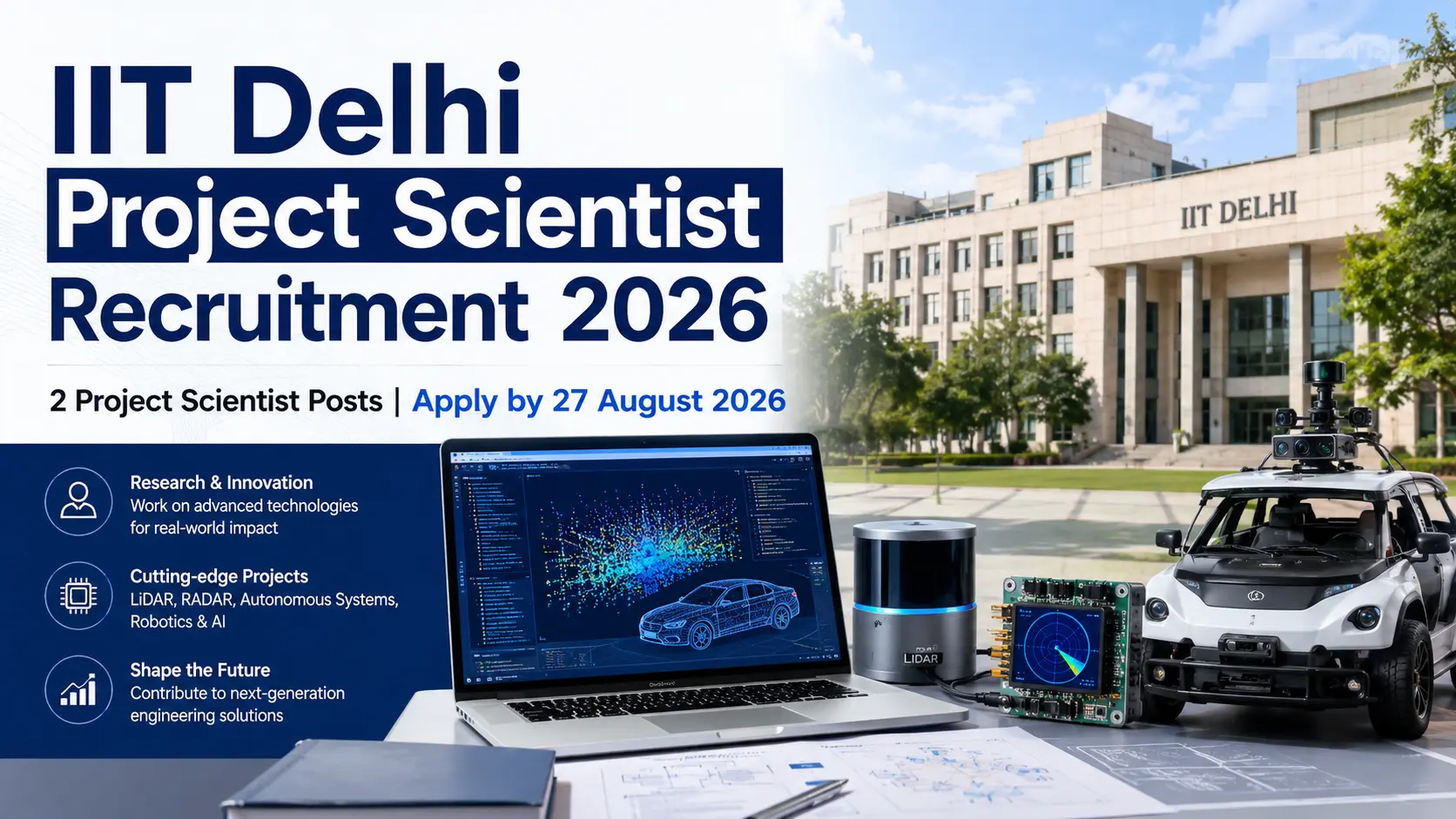 IIT Delhi Project Scientist Recruitment 2026