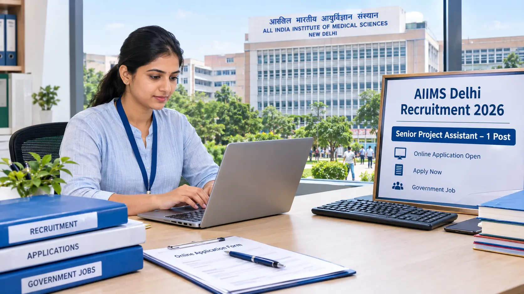 AIIMS Delhi Senior Project Assistant Vacancy 2026