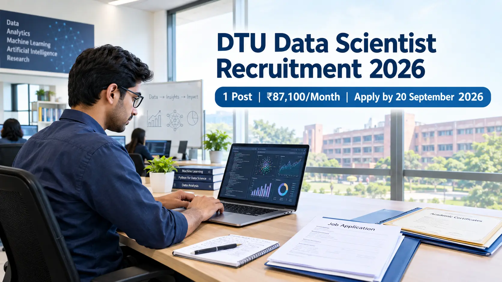 DTU Data Scientist Vacancy 2026