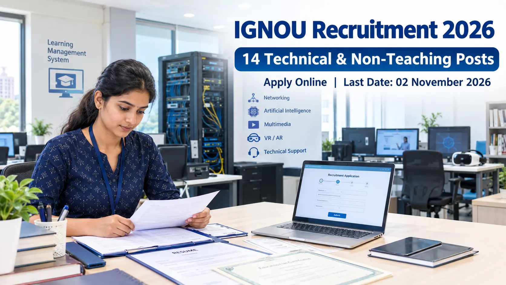 IGNOU Non Teaching Recruitment 2026