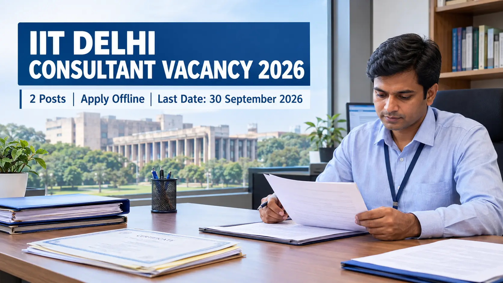 IIT Delhi Consultant Vacancy 2026